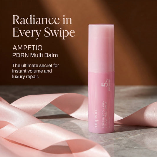 Ampetio Pink Collagen Plumping Multi‑Balm – Your On‑the‑Go Wrinkle Plumping Stick for Youthful, Glowing Skin