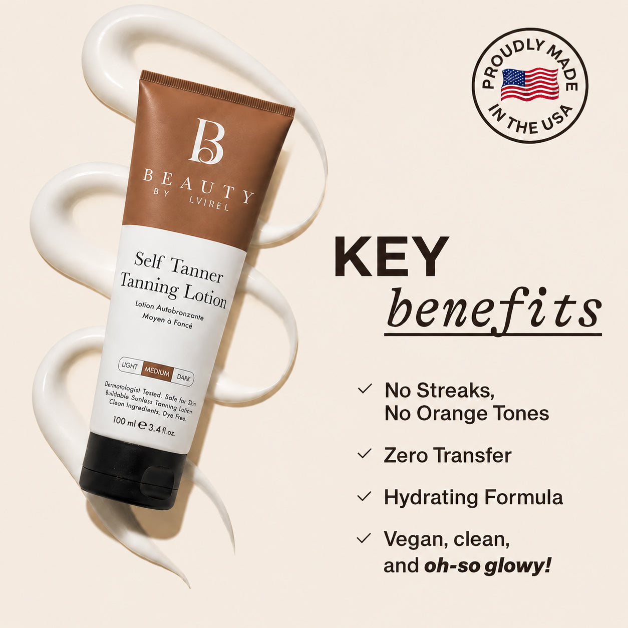 🔥Up to 75% OFF Ampetio® Hydrating Sunless Tanning Loti 🌞No Orange, Streak-Free Glow